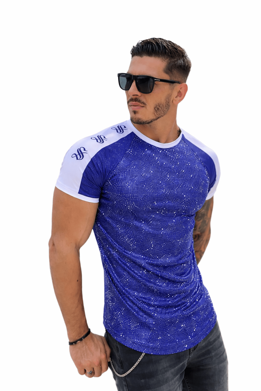 KoAzo 222 - Velvet T-shirt for Men - Sarman Fashion - Wholesale Clothing Fashion Brand for Men from Canada