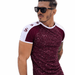KoAzo 223 - Velvet T-shirt for Men - Sarman Fashion - Wholesale Clothing Fashion Brand for Men from Canada