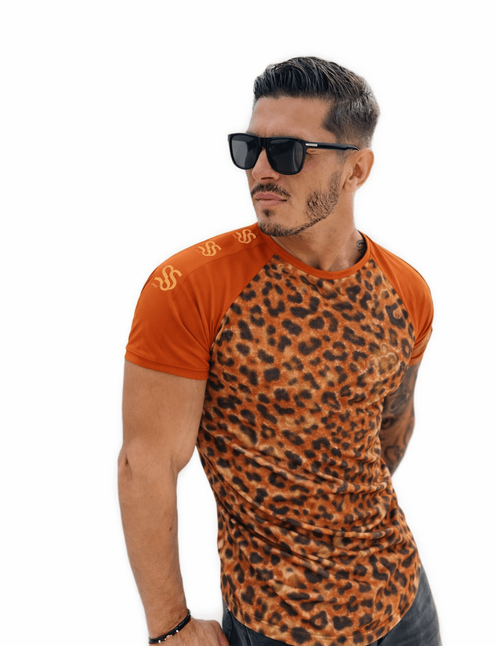 KoAzo 225 - Velvet T-shirt for Men - Sarman Fashion - Wholesale Clothing Fashion Brand for Men from Canada