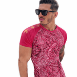 KoAzo 227 - Velvet T-shirt for Men - Sarman Fashion - Wholesale Clothing Fashion Brand for Men from Canada