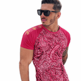 KoAzo 227 - Velvet T-shirt for Men - Sarman Fashion - Wholesale Clothing Fashion Brand for Men from Canada