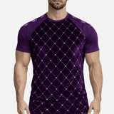KoAzo 232 - Velvet T-shirt for Men - Sarman Fashion - Wholesale Clothing Fashion Brand for Men from Canada