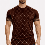 KoAzo 236 - Velvet T-shirt for Men - Sarman Fashion - Wholesale Clothing Fashion Brand for Men from Canada