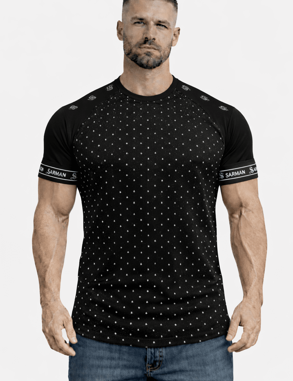 KoAzo 239 - Velvet T-shirt for Men - Sarman Fashion - Wholesale Clothing Fashion Brand for Men from Canada