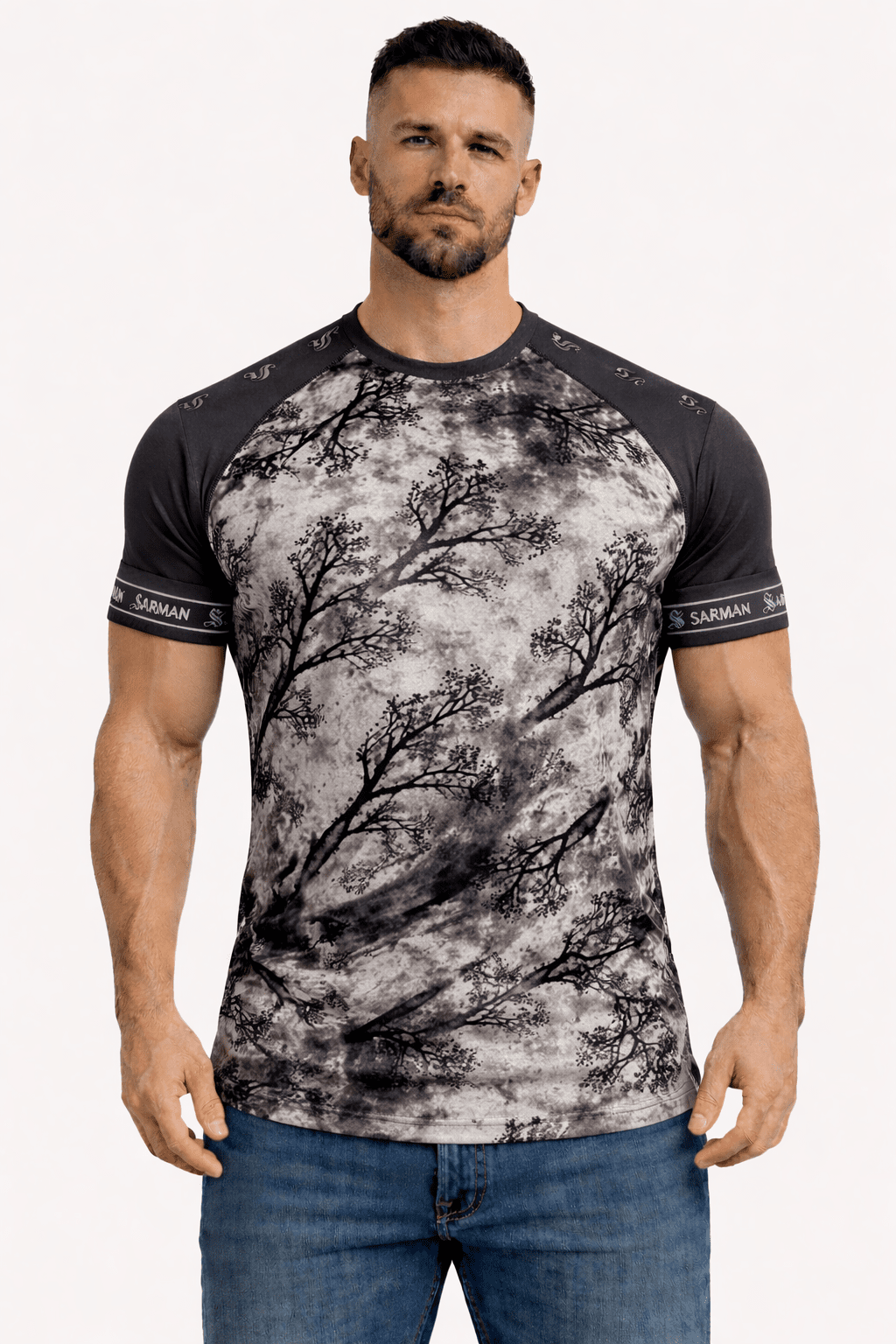 KoAzo 240 - Velvet T-shirt for Men - Sarman Fashion - Wholesale Clothing Fashion Brand for Men from Canada