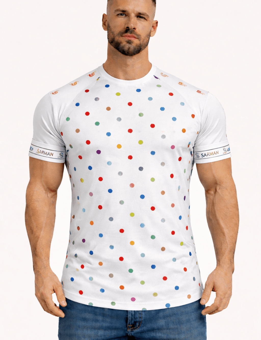 KoAzo 241 - Velvet T-shirt for Men - Sarman Fashion - Wholesale Clothing Fashion Brand for Men from Canada
