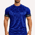 KoAzo 248 - Velvet T-shirt for Men - Sarman Fashion - Wholesale Clothing Fashion Brand for Men from Canada