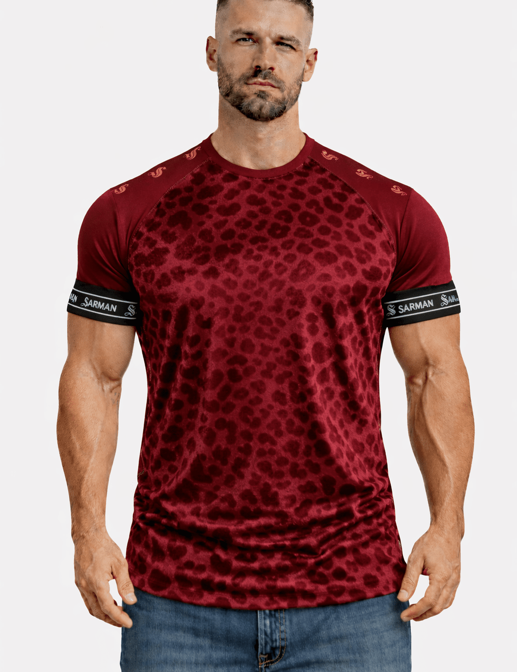 KoAzo 249 - Velvet T-shirt for Men - Sarman Fashion - Wholesale Clothing Fashion Brand for Men from Canada