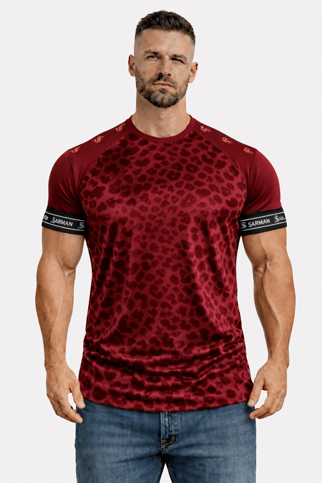 KoAzo 249 - Velvet T-shirt for Men - Sarman Fashion - Wholesale Clothing Fashion Brand for Men from Canada