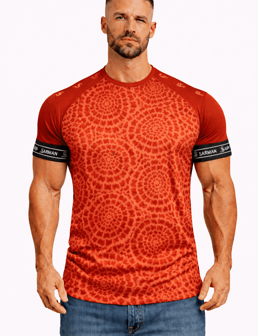KoAzo 254 - Velvet T-shirt for Men - Sarman Fashion - Wholesale Clothing Fashion Brand for Men from Canada