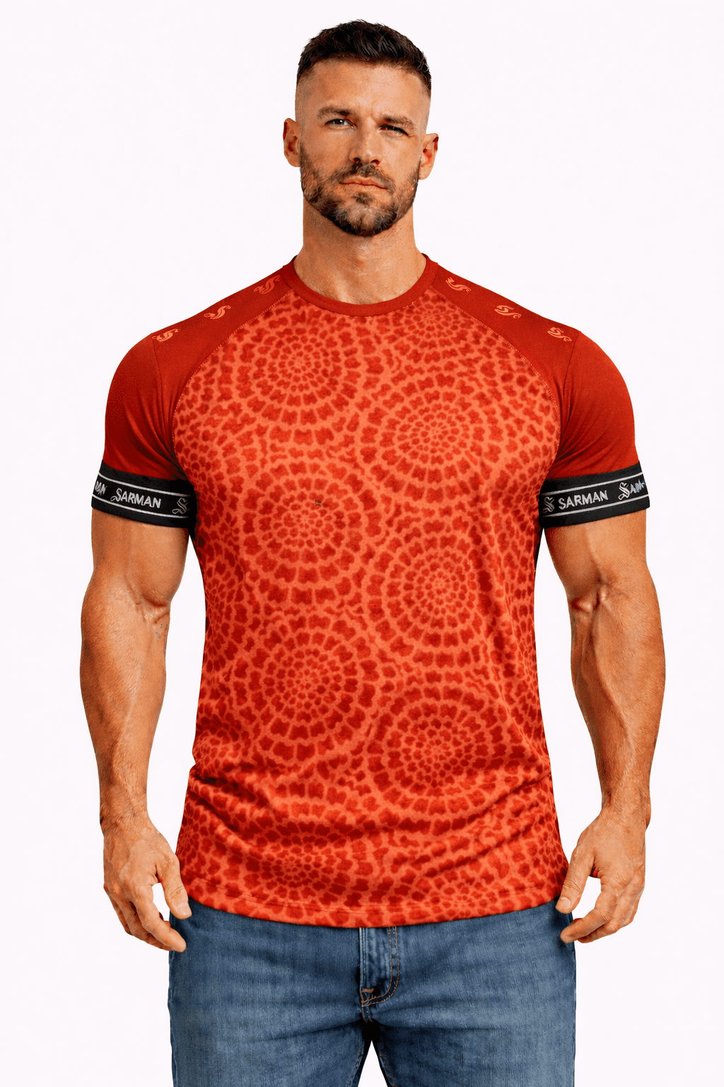 KoAzo 254 - Velvet T-shirt for Men - Sarman Fashion - Wholesale Clothing Fashion Brand for Men from Canada