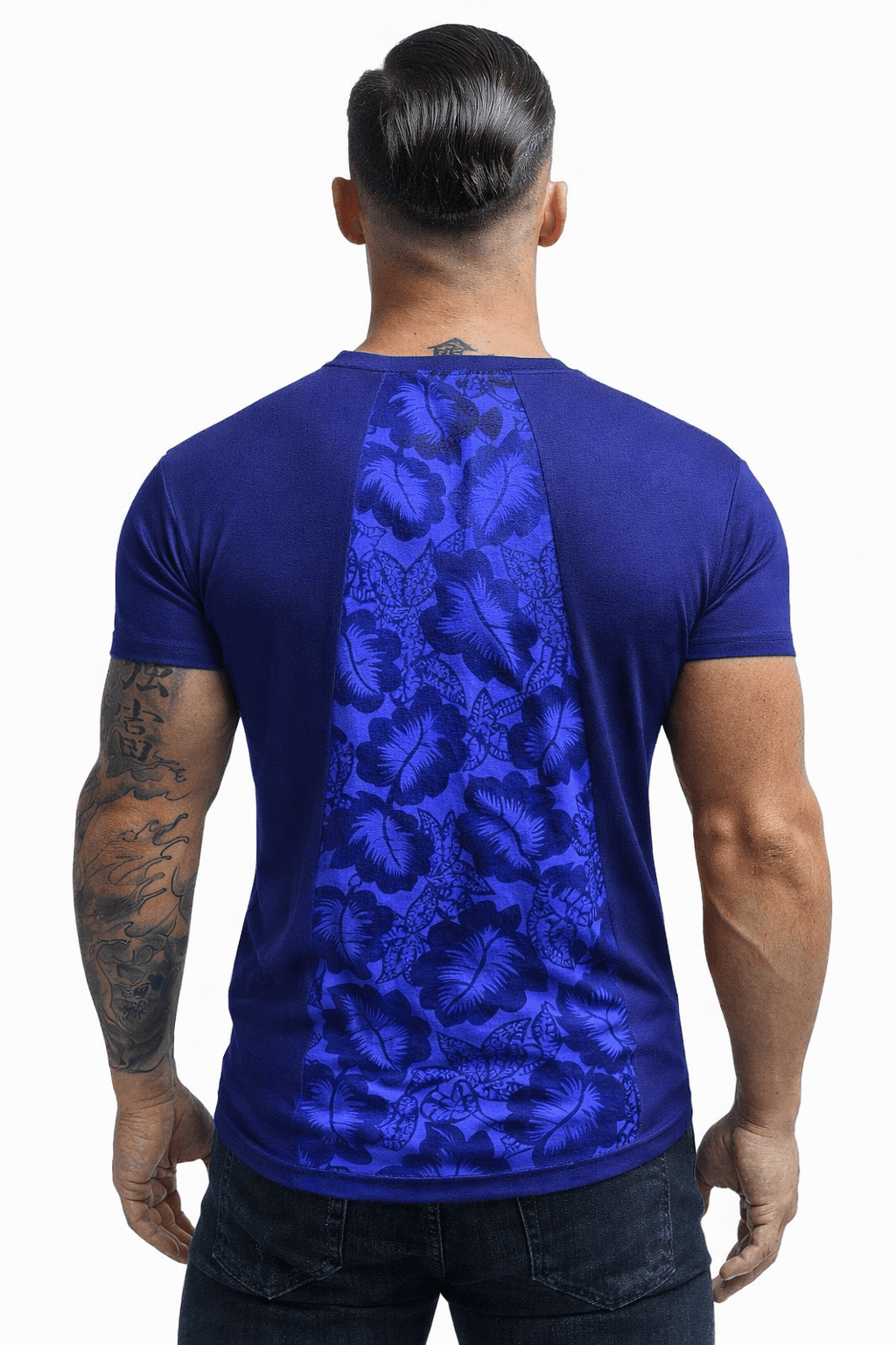 KoAzo 258 - Velvet T-shirt for Men - Sarman Fashion - Wholesale Clothing Fashion Brand for Men from Canada