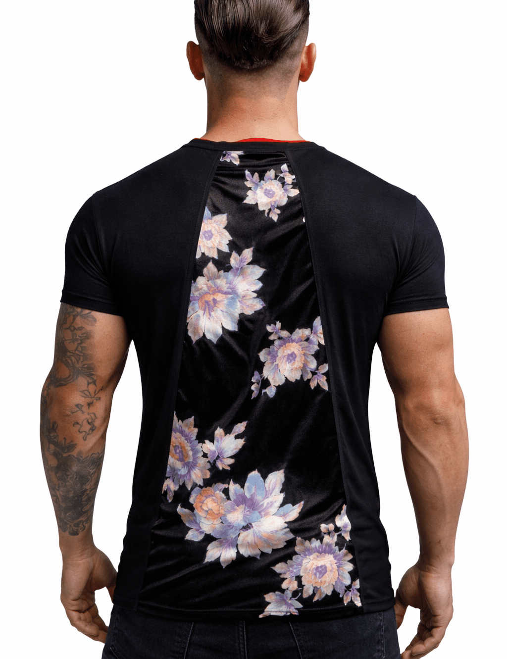 KoAzo 259 - Velvet T-shirt for Men - Sarman Fashion - Wholesale Clothing Fashion Brand for Men from Canada