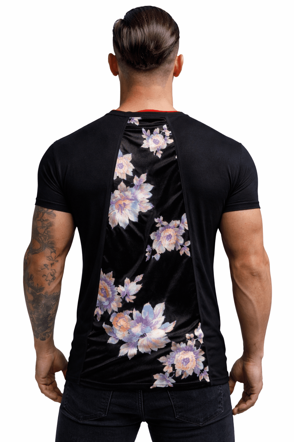 KoAzo 259 - Velvet T-shirt for Men - Sarman Fashion - Wholesale Clothing Fashion Brand for Men from Canada
