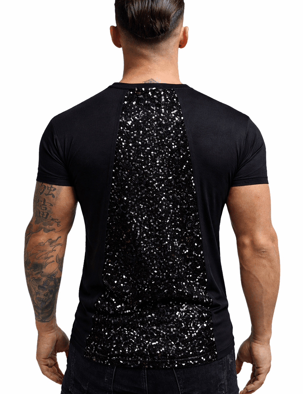 KoAzo 261 - Velvet T-shirt for Men - Sarman Fashion - Wholesale Clothing Fashion Brand for Men from Canada