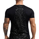 KoAzo 261 - Velvet T-shirt for Men - Sarman Fashion - Wholesale Clothing Fashion Brand for Men from Canada