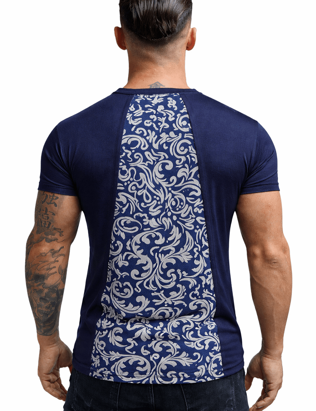 KoAzo 264 - Velvet T-shirt for Men - Sarman Fashion - Wholesale Clothing Fashion Brand for Men from Canada