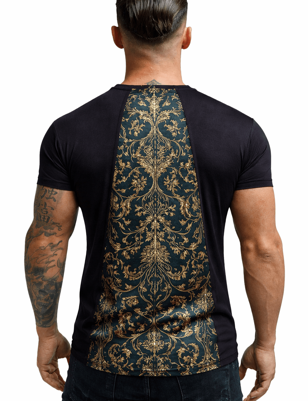 KoAzo 265 - Velvet T-shirt for Men - Sarman Fashion - Wholesale Clothing Fashion Brand for Men from Canada