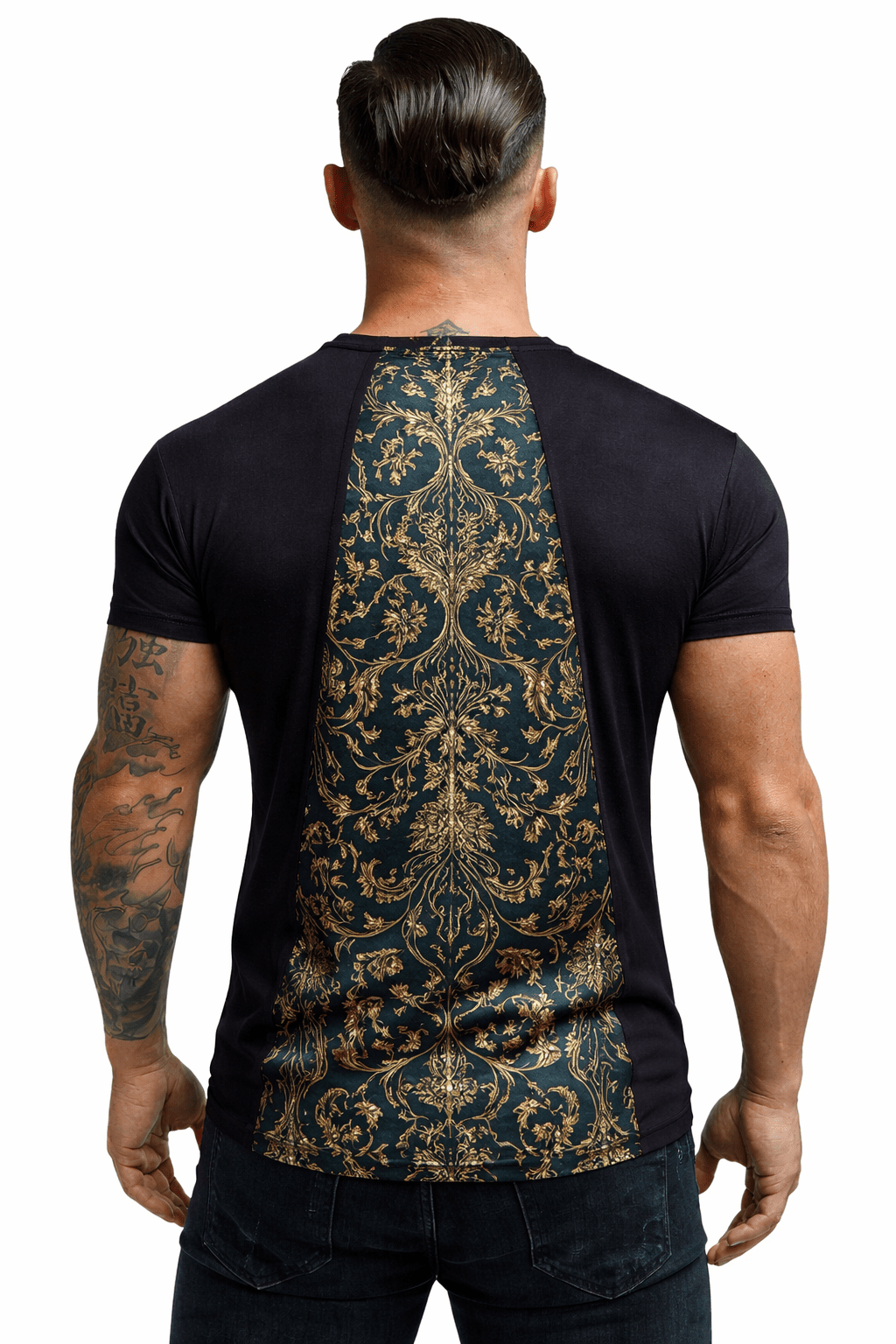 KoAzo 265 - Velvet T-shirt for Men - Sarman Fashion - Wholesale Clothing Fashion Brand for Men from Canada