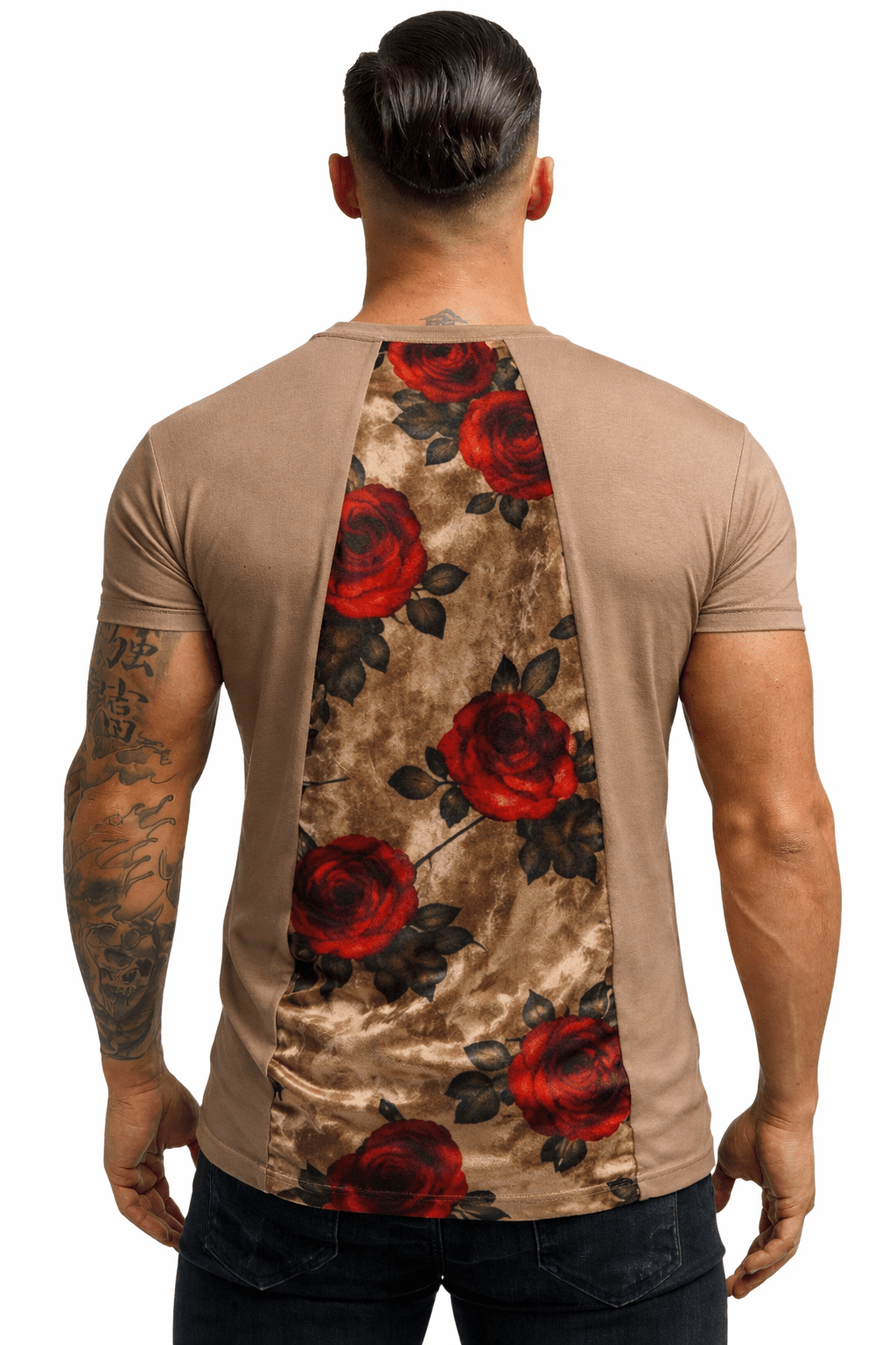KoAzo 268 - Velvet T-shirt for Men - Sarman Fashion - Wholesale Clothing Fashion Brand for Men from Canada