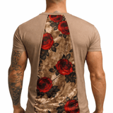 KoAzo 268 - Velvet T-shirt for Men - Sarman Fashion - Wholesale Clothing Fashion Brand for Men from Canada