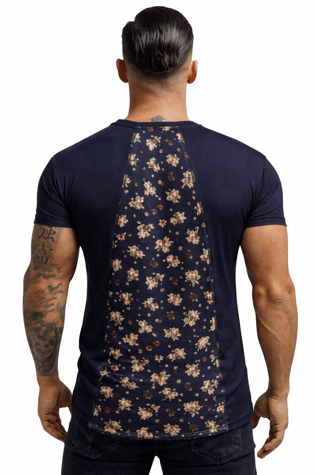 KoAzo 269 - Velvet T-shirt for Men - Sarman Fashion - Wholesale Clothing Fashion Brand for Men from Canada