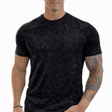 KoAzo 27 - Velvet T-shirt for Men - Sarman Fashion - Wholesale Clothing Fashion Brand for Men from Canada