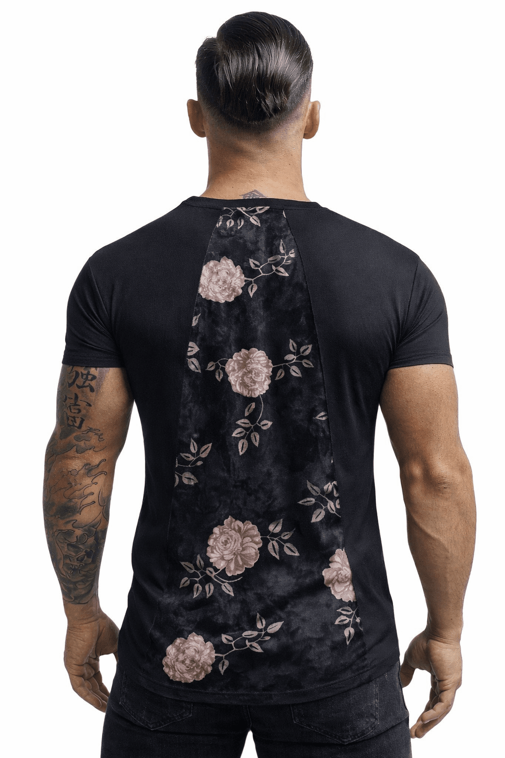 KoAzo 274 - Velvet T-shirt for Men - Sarman Fashion - Wholesale Clothing Fashion Brand for Men from Canada