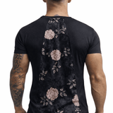 KoAzo 274 - Velvet T-shirt for Men - Sarman Fashion - Wholesale Clothing Fashion Brand for Men from Canada