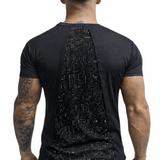 KoAzo 275 - Velvet T-shirt for Men - Sarman Fashion - Wholesale Clothing Fashion Brand for Men from Canada