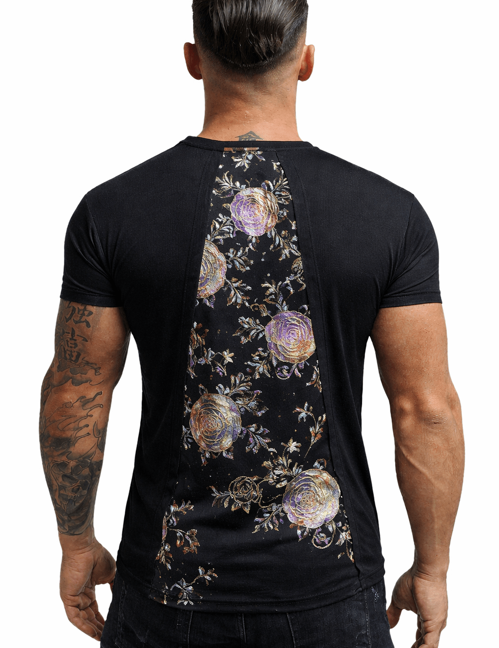KoAzo 277 - Velvet T-shirt for Men - Sarman Fashion - Wholesale Clothing Fashion Brand for Men from Canada