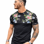 KoAzo 283 - Velvet T-shirt for Men - Sarman Fashion - Wholesale Clothing Fashion Brand for Men from Canada