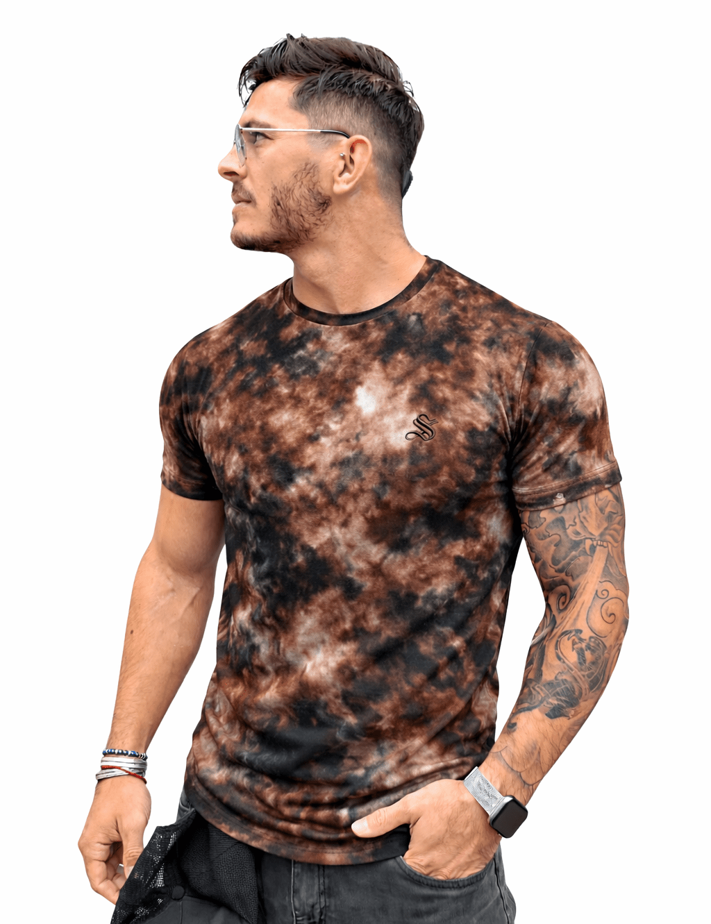 KoAzo 285 - Velvet T-shirt for Men - Sarman Fashion - Wholesale Clothing Fashion Brand for Men from Canada