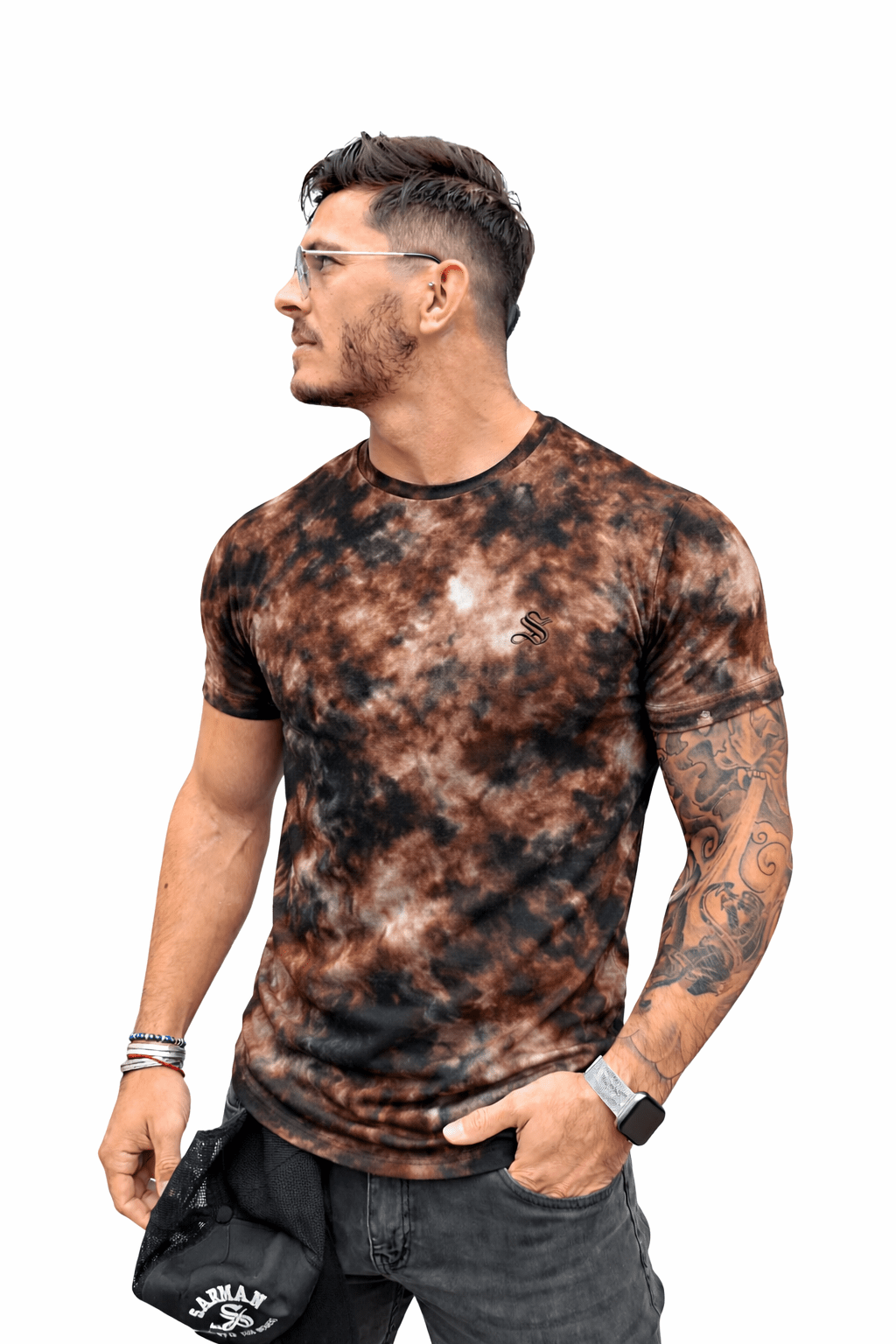KoAzo 285 - Velvet T-shirt for Men - Sarman Fashion - Wholesale Clothing Fashion Brand for Men from Canada