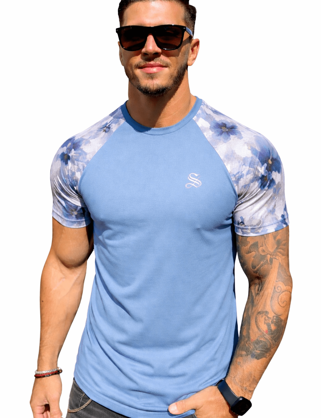 KoAzo 286 - Velvet T-shirt for Men - Sarman Fashion - Wholesale Clothing Fashion Brand for Men from Canada