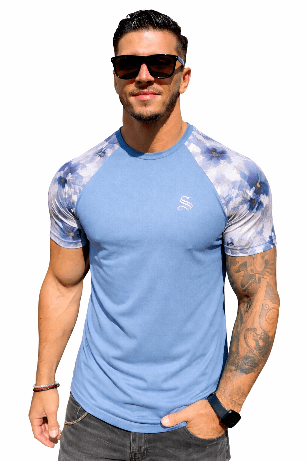 KoAzo 286 - Velvet T-shirt for Men - Sarman Fashion - Wholesale Clothing Fashion Brand for Men from Canada