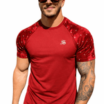 KoAzo 299 - Velvet T-shirt for Men - Sarman Fashion - Wholesale Clothing Fashion Brand for Men from Canada