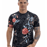 KoAzo 3 - Velvet T-shirt for Men - Sarman Fashion - Wholesale Clothing Fashion Brand for Men from Canada