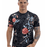 KoAzo 3 - Velvet T-shirt for Men - Sarman Fashion - Wholesale Clothing Fashion Brand for Men from Canada