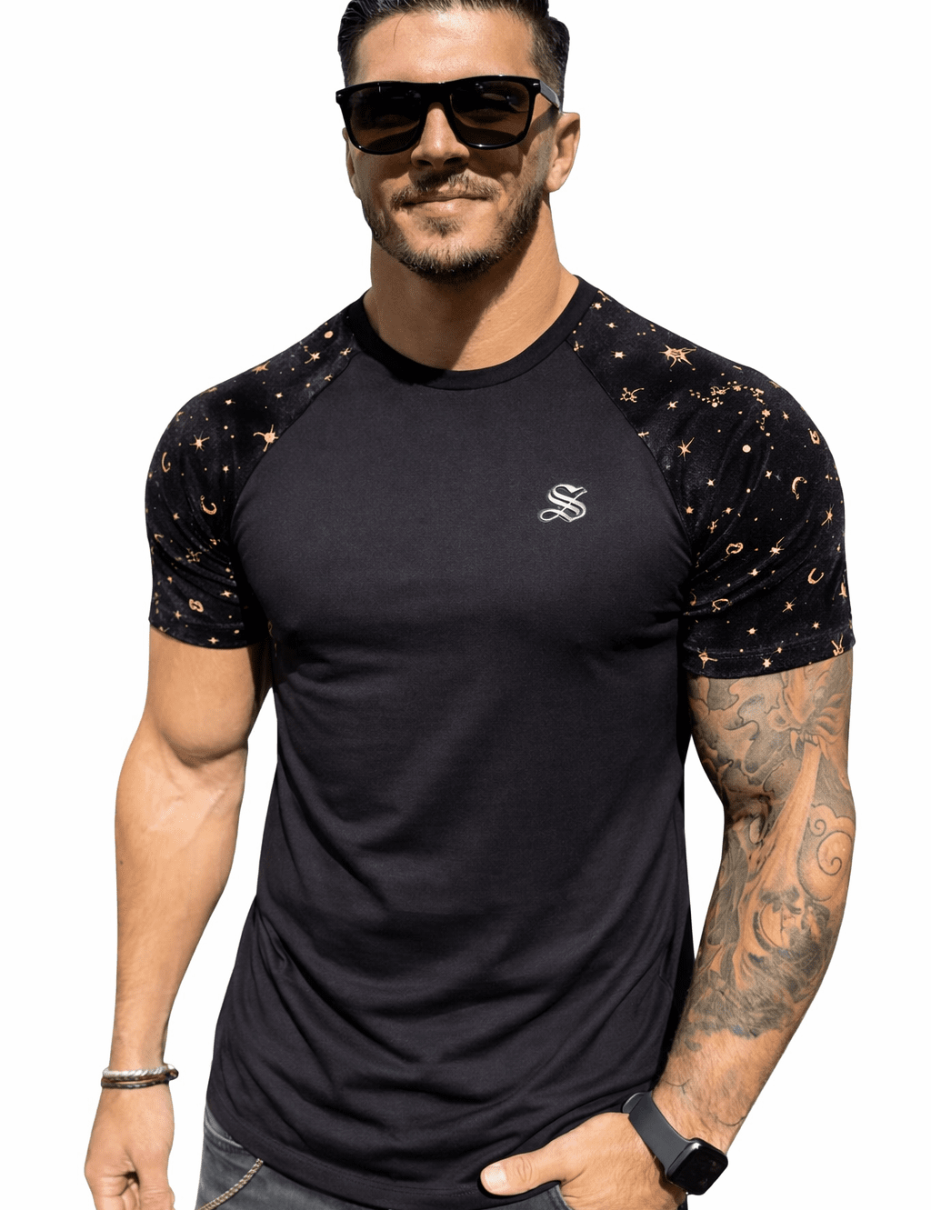 KoAzo 301 - Velvet T-shirt for Men - Sarman Fashion - Wholesale Clothing Fashion Brand for Men from Canada