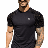 KoAzo 302 - Velvet T-shirt for Men - Sarman Fashion - Wholesale Clothing Fashion Brand for Men from Canada