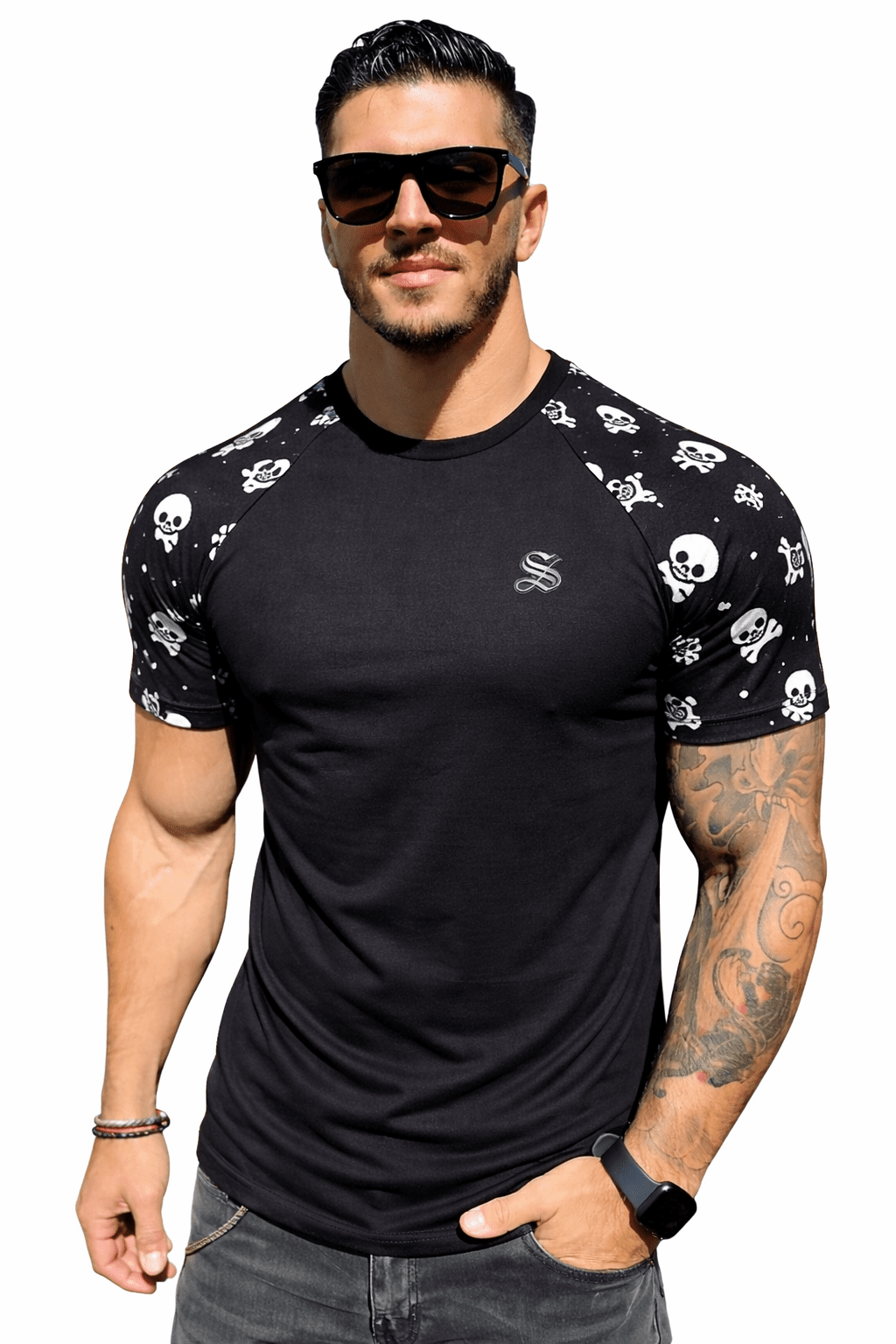 KoAzo 304 - Velvet T-shirt for Men - Sarman Fashion - Wholesale Clothing Fashion Brand for Men from Canada