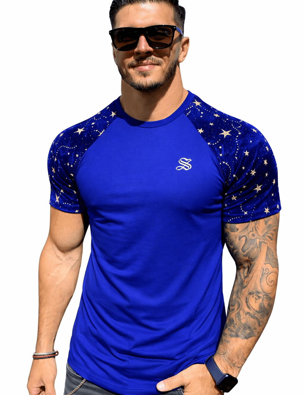 KoAzo 305 - Velvet T-shirt for Men - Sarman Fashion - Wholesale Clothing Fashion Brand for Men from Canada