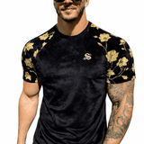KoAzo 307 - Velvet T-shirt for Men - Sarman Fashion - Wholesale Clothing Fashion Brand for Men from Canada