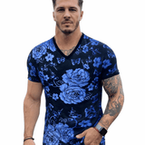 KoAzo 308 - Velvet T-shirt for Men - Sarman Fashion - Wholesale Clothing Fashion Brand for Men from Canada