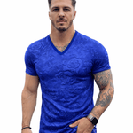 KoAzo 309 - Velvet T-shirt for Men - Sarman Fashion - Wholesale Clothing Fashion Brand for Men from Canada