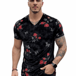 KoAzo 311 - Velvet T-shirt for Men - Sarman Fashion - Wholesale Clothing Fashion Brand for Men from Canada