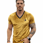 KoAzo 318 - Velvet T-shirt for Men - Sarman Fashion - Wholesale Clothing Fashion Brand for Men from Canada
