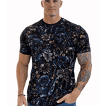 KoAzo 32 - Velvet T-shirt for Men - Sarman Fashion - Wholesale Clothing Fashion Brand for Men from Canada