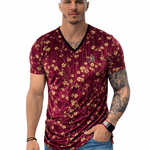 KoAzo 321 - Velvet T-shirt for Men - Sarman Fashion - Wholesale Clothing Fashion Brand for Men from Canada